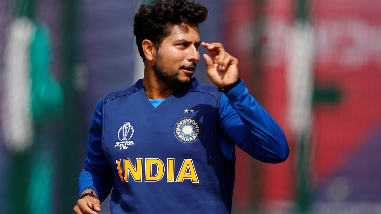 Indian left-arm wrist spinner Kuldeep Yadav. Credit: Reuters File Photo