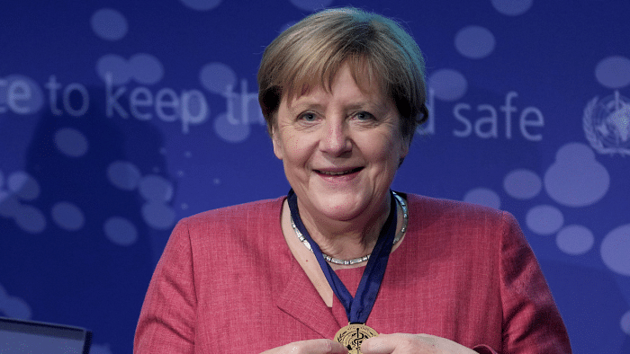 Merkel passed her first test in 2008, pledging at the height of the global financial crisis that Germans' savings were safe. Credit: Reuters Photo