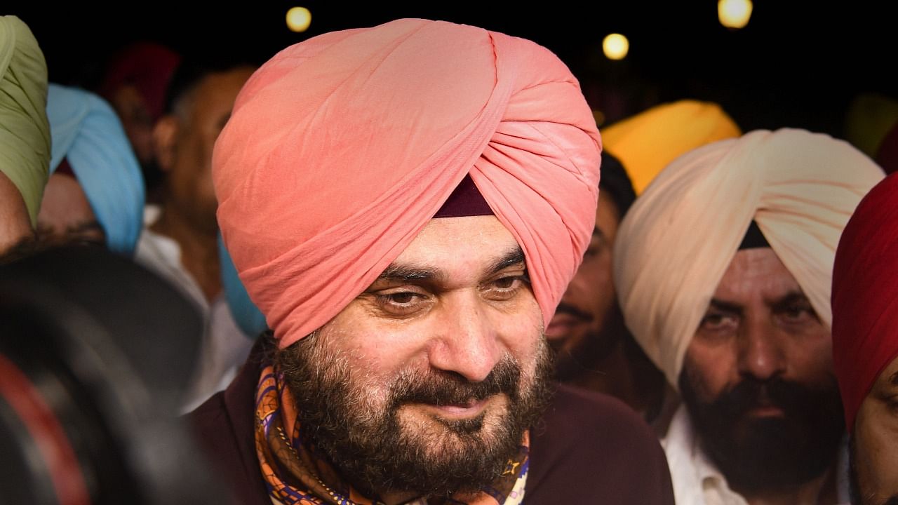 Sidhu resigned from his post on Tuesday afternoon. Credit: PTI Photo