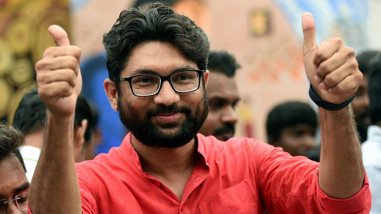 Independent Gujarat MLA Jignesh Mevani. Credit: PTI File Photo