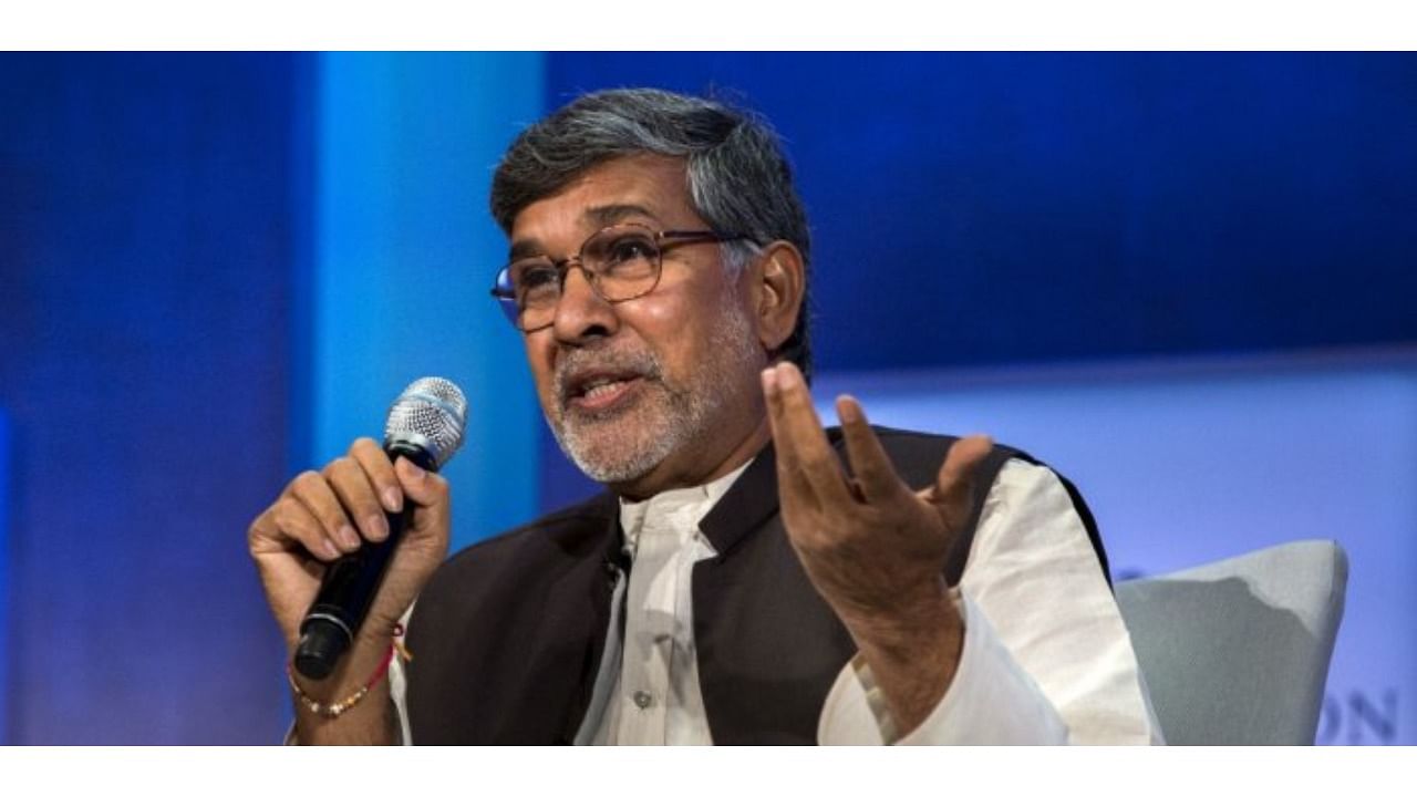 Nobel laureate Kailash Satyarthi. Credit: Reuters Photo