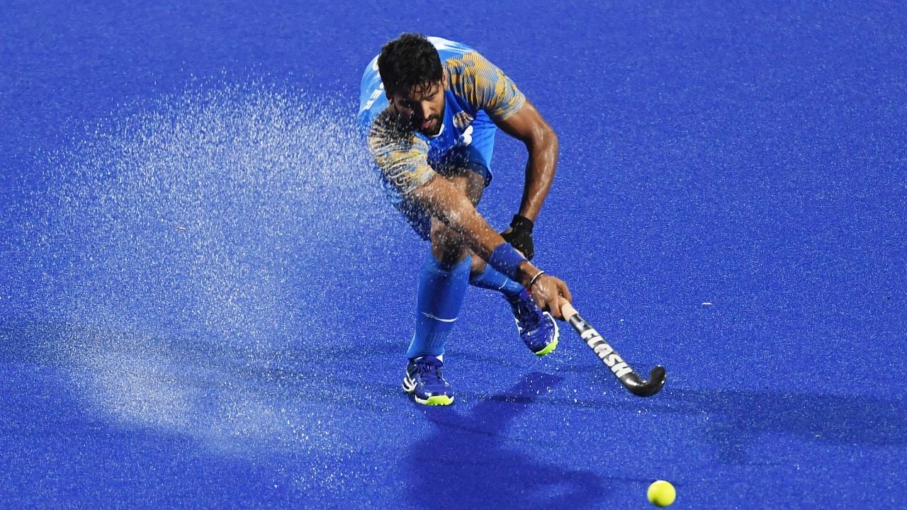 Rupinder was an intergral part of the Indian hockey team that won bronze medal in the Tokyo Games this year. Credit: AFP Photo