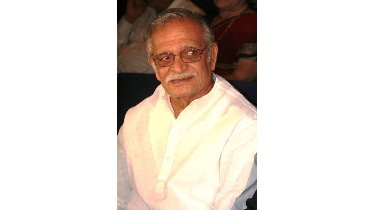 Veteran lyricist Gulzar. Credit: Wikimedia Commons/Bollywood Hungama