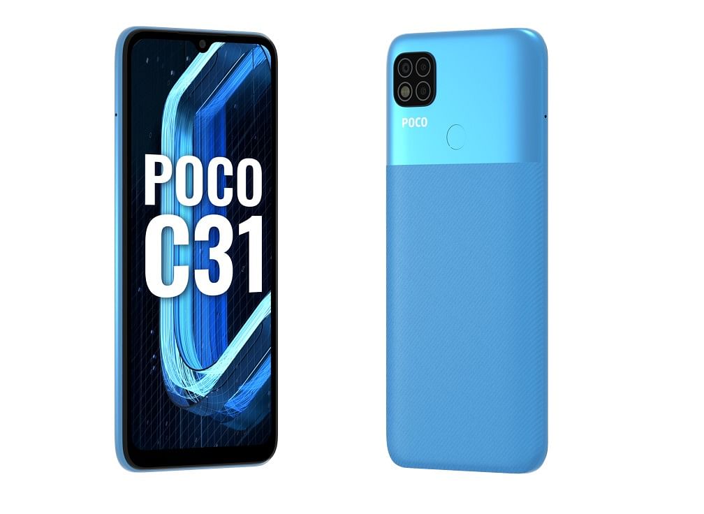 Poco C31 series launched in India. Credit: Poco