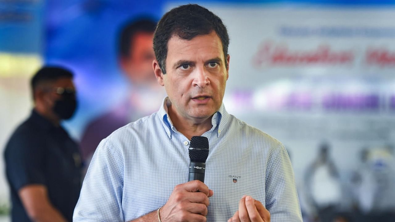 There can be little doubt that Rahul Gandhi is trying to rebuild the party – going back to its ideological moorings as a Left-of-Centre, secular organisation that cares for the marginalised and the poor. Credit: PTI file photo