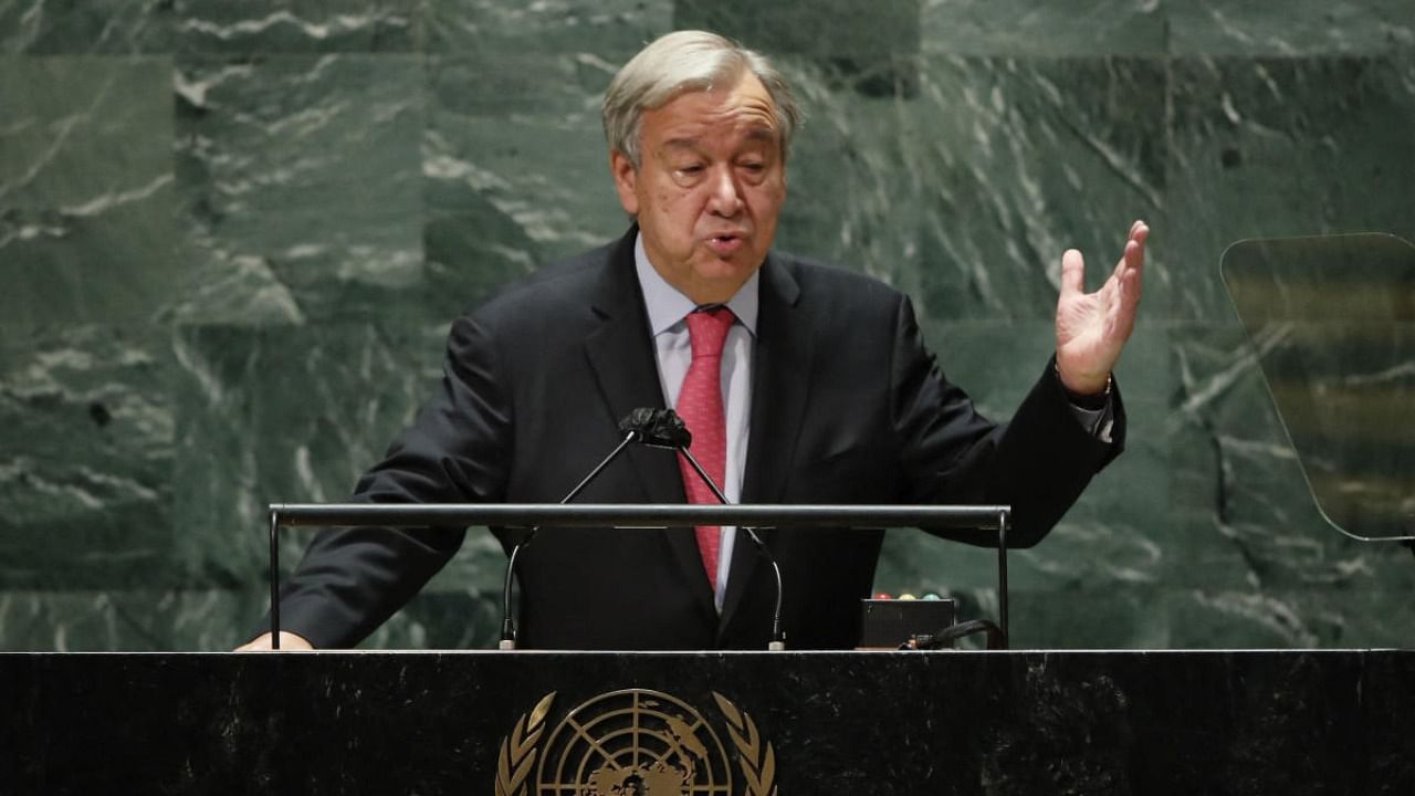 UN Secretary-General Antonio Guterres said he was "shocked" by Ethiopia's decision to expel seven senior United Nations officials from the African country. Credit: AFP Photo