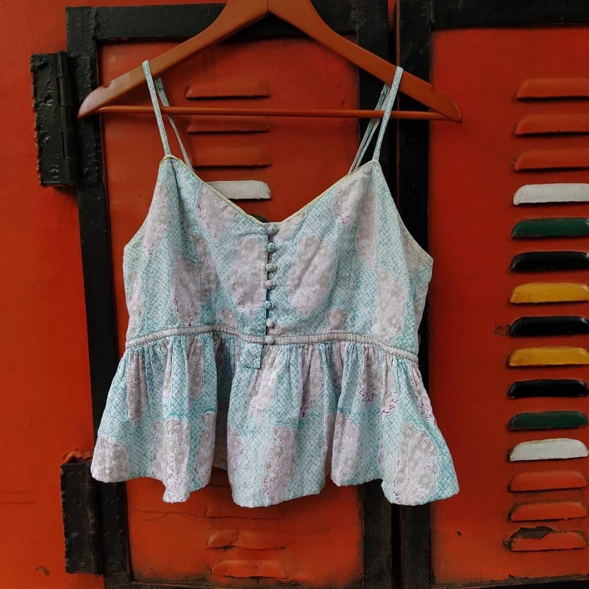 Disha Pai upcycles old and out-of-use clothes.