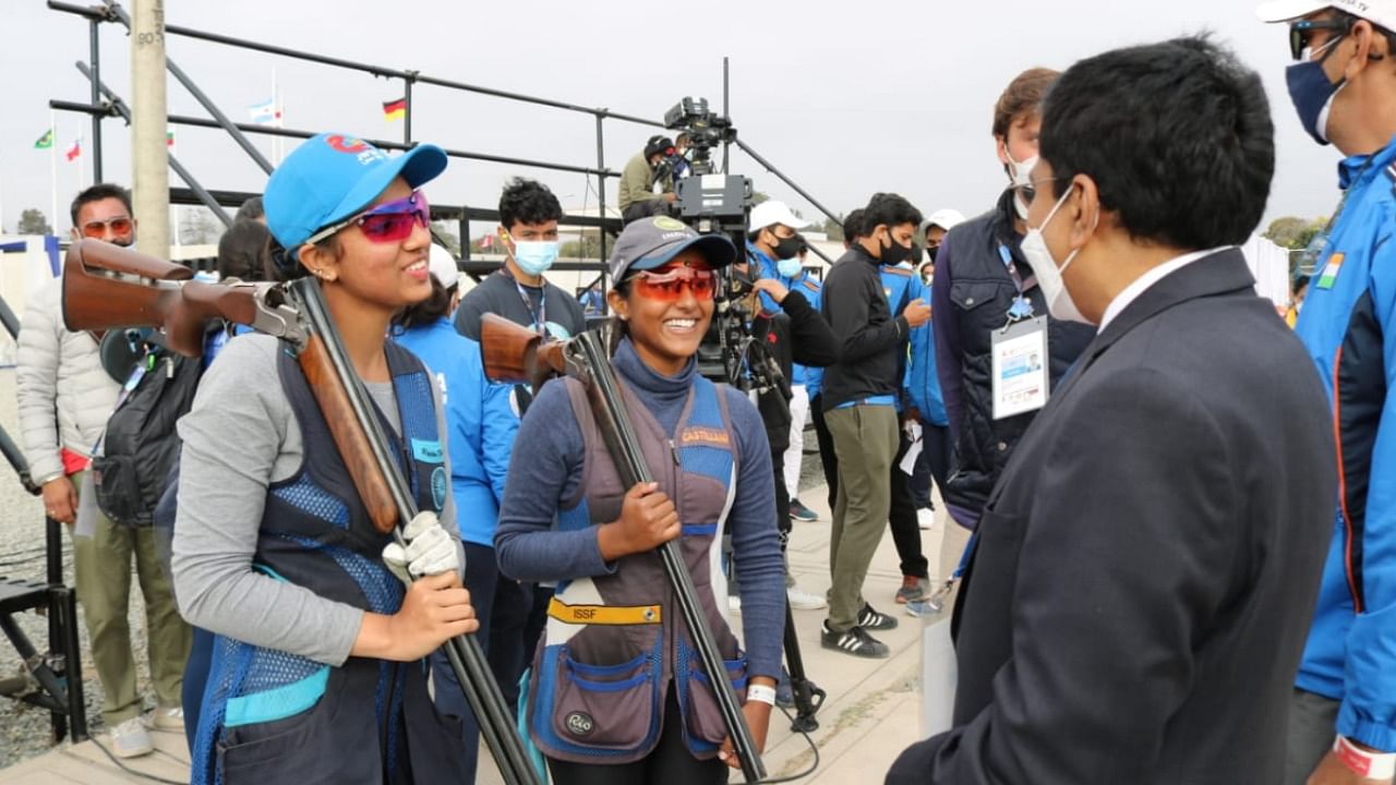 This is the first multi-discipline shooting event since the Tokyo Olympics. Credit: Twitter/@ISSF_Shooting