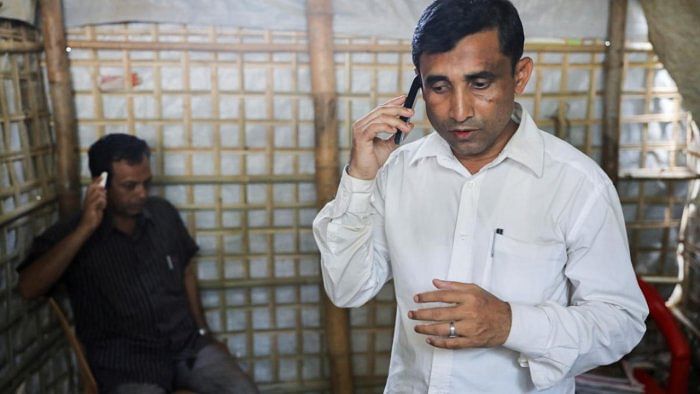 Rohingya community leader Mohib Ullah. Credit: Reuters File Photo