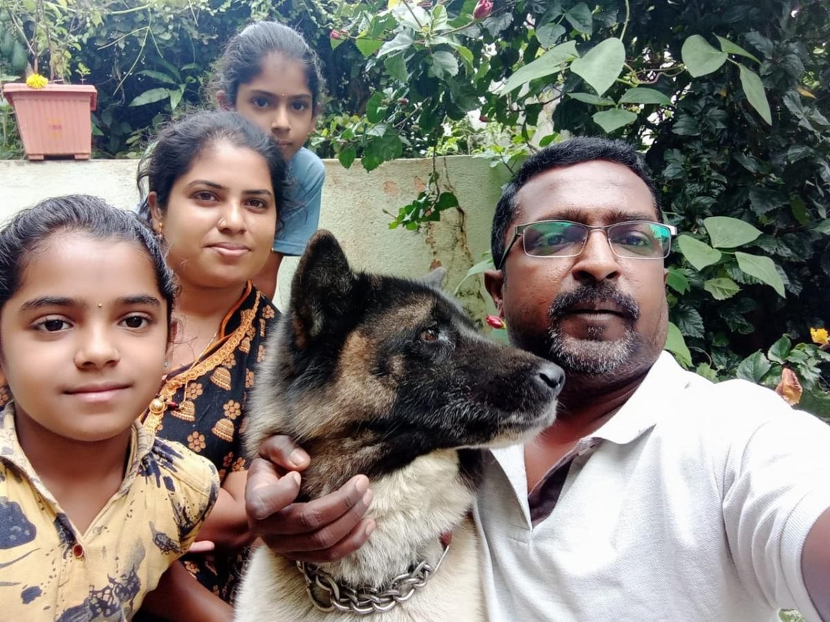 Srinivas S R put his dog through barking training after a theft in Byadarahalli, where he lives.