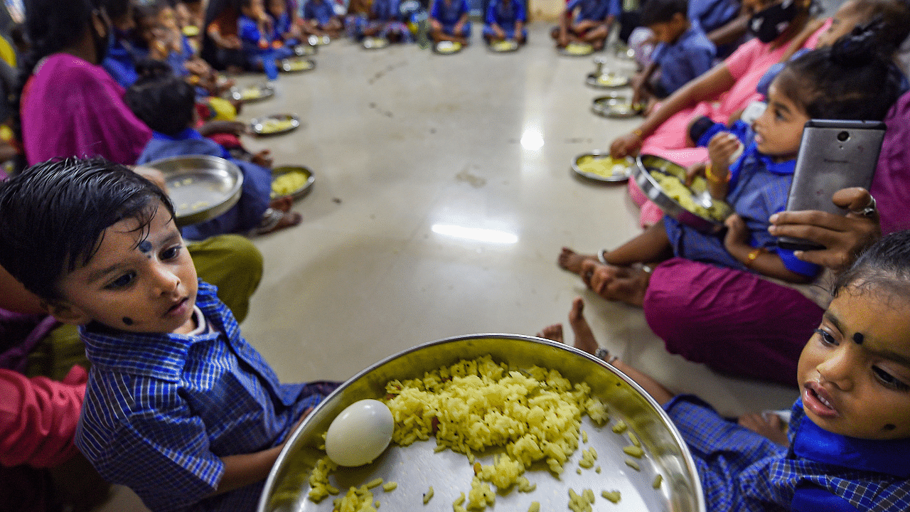 In August, the Women and Child Development Department gave 2.41 lakh take-home rations in the city. Credit: PTI Photo