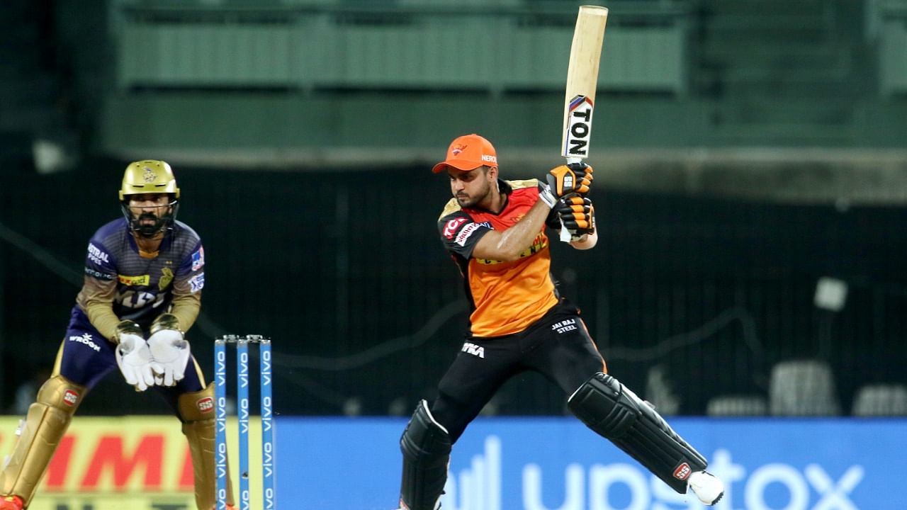 SRH have won just one match out of the four that they have played since the resumption of the IPL in the UAE. Credit: PTI File Photo