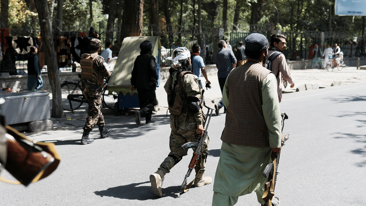 Taliban fighters in Kabul. Representative image. Credit: Reuters Photo