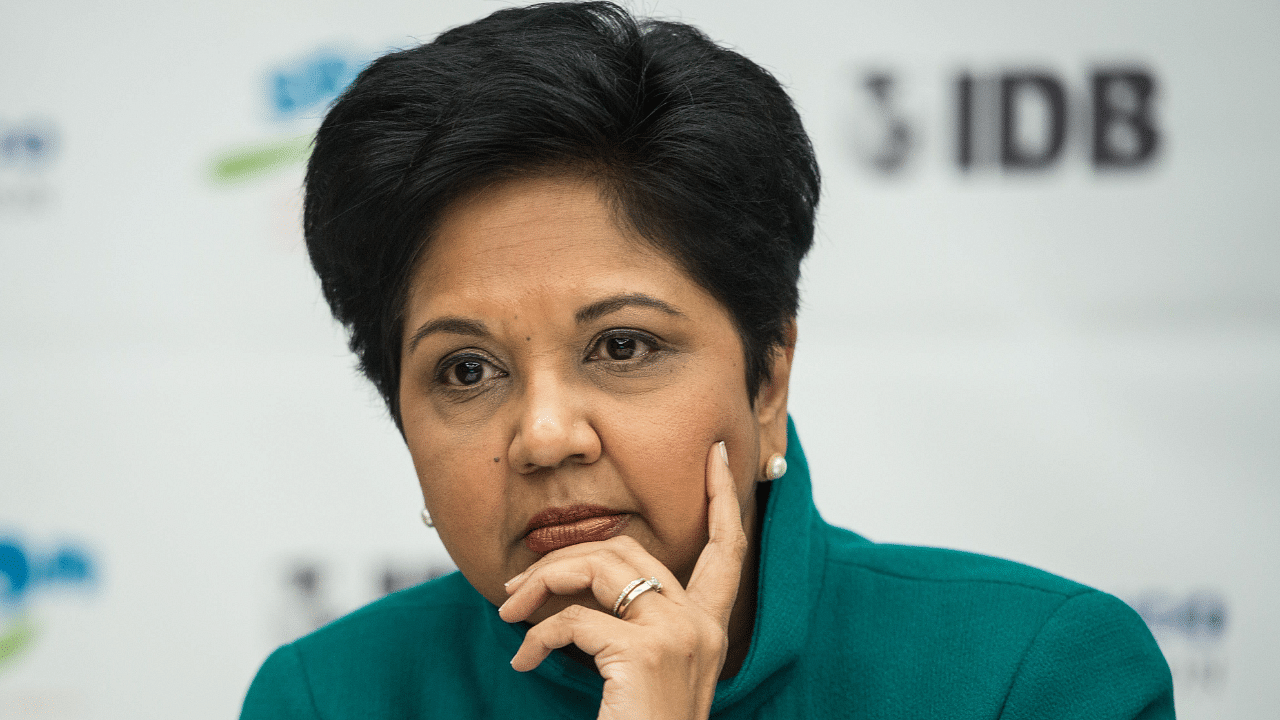 Former Pepsico CEO Indra Nooyi. Credit: AFP Photo