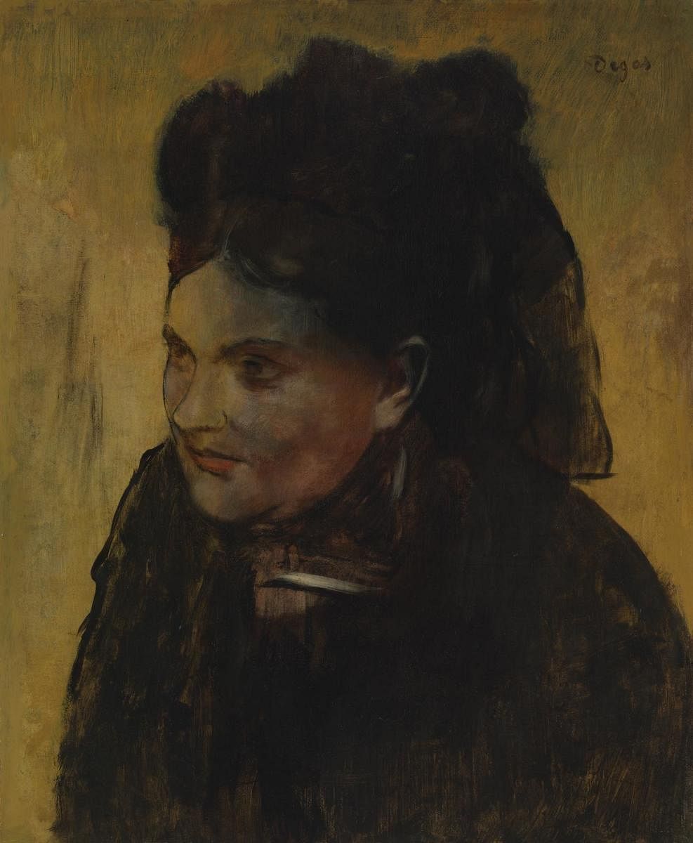 An underlying portrait was discovered hidden under the ‘Portrait of a Woman’ by artist Edgar Degas. (Pic courtesy: Wikimedia Commons)