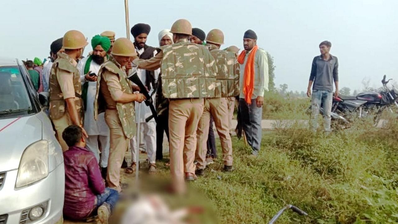 Eight people were killed on Sunday as violence erupted during a farmers' protest. Credit: PTI Photo