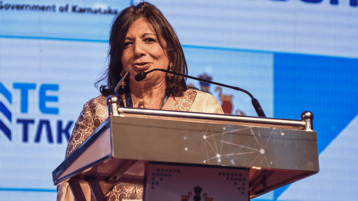 Kiran Mazumdar Shaw, Chairperson and MD, Biocon and Chairperson Vision Group BT. Credit: DH File Photo