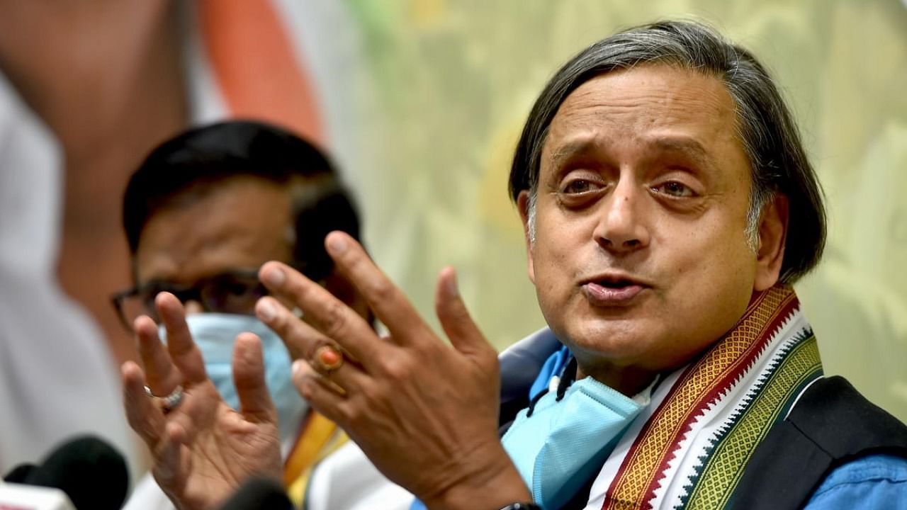 Congress MP Shashi Tharoor. Credit: PTI File Photo