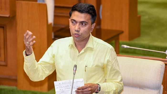 Goa CM Pramod Sawant. Credit: PTI File Photo