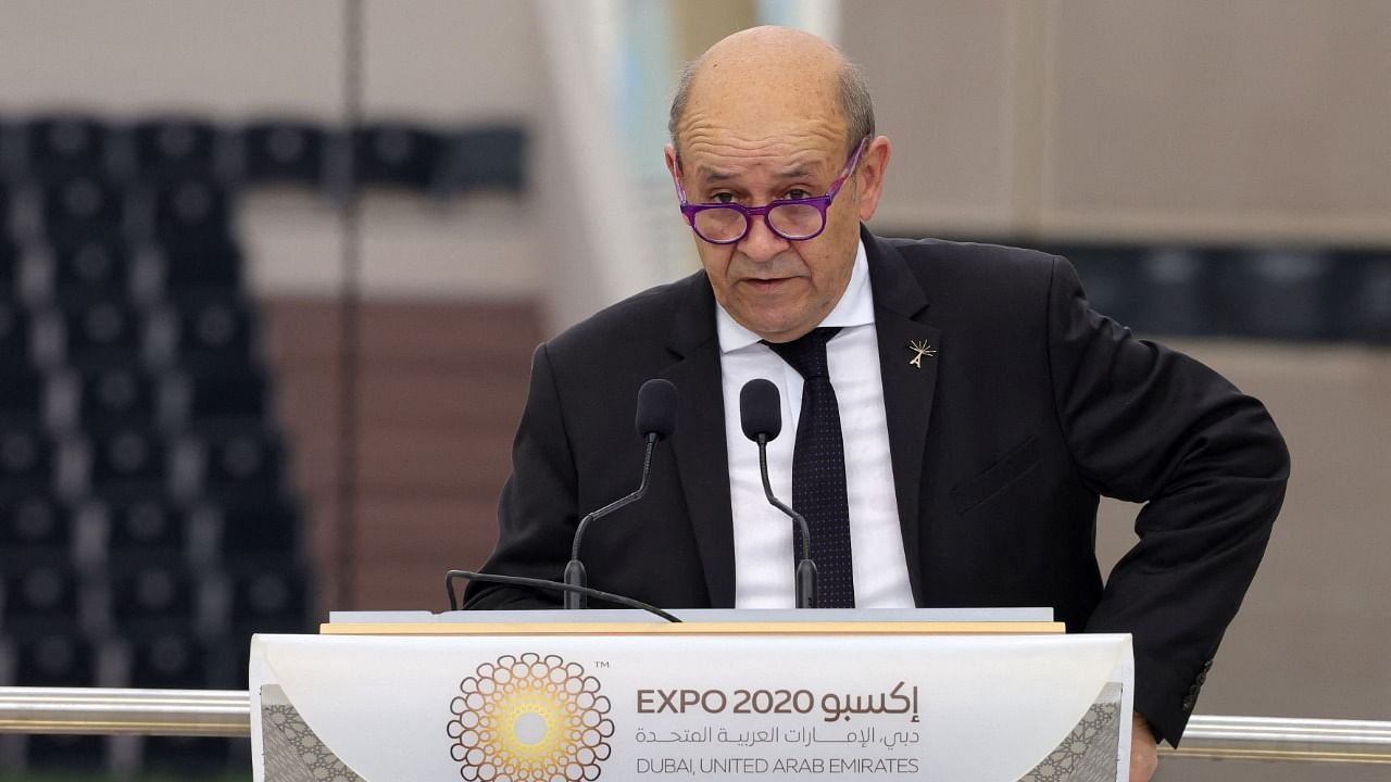 French Foreign Affairs Minister Jean-Yves Le Drian. Credit: AFP File Photo