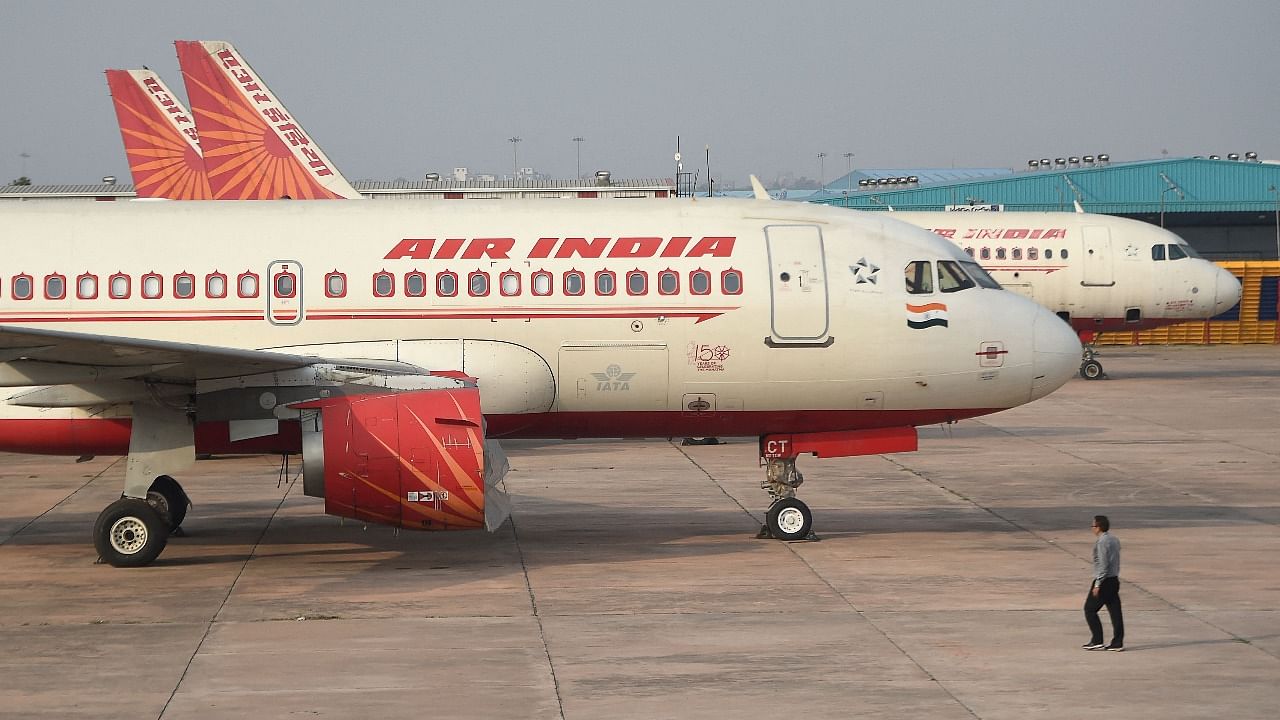 The government is seeking to sell 100 per cent of its stake in the state-owned national airline, including Air India's 100 per cent shareholding in AI Express Ltd and 50 per cent in Air India SATS Airport Services Private Ltd. Credit: AFP file photo