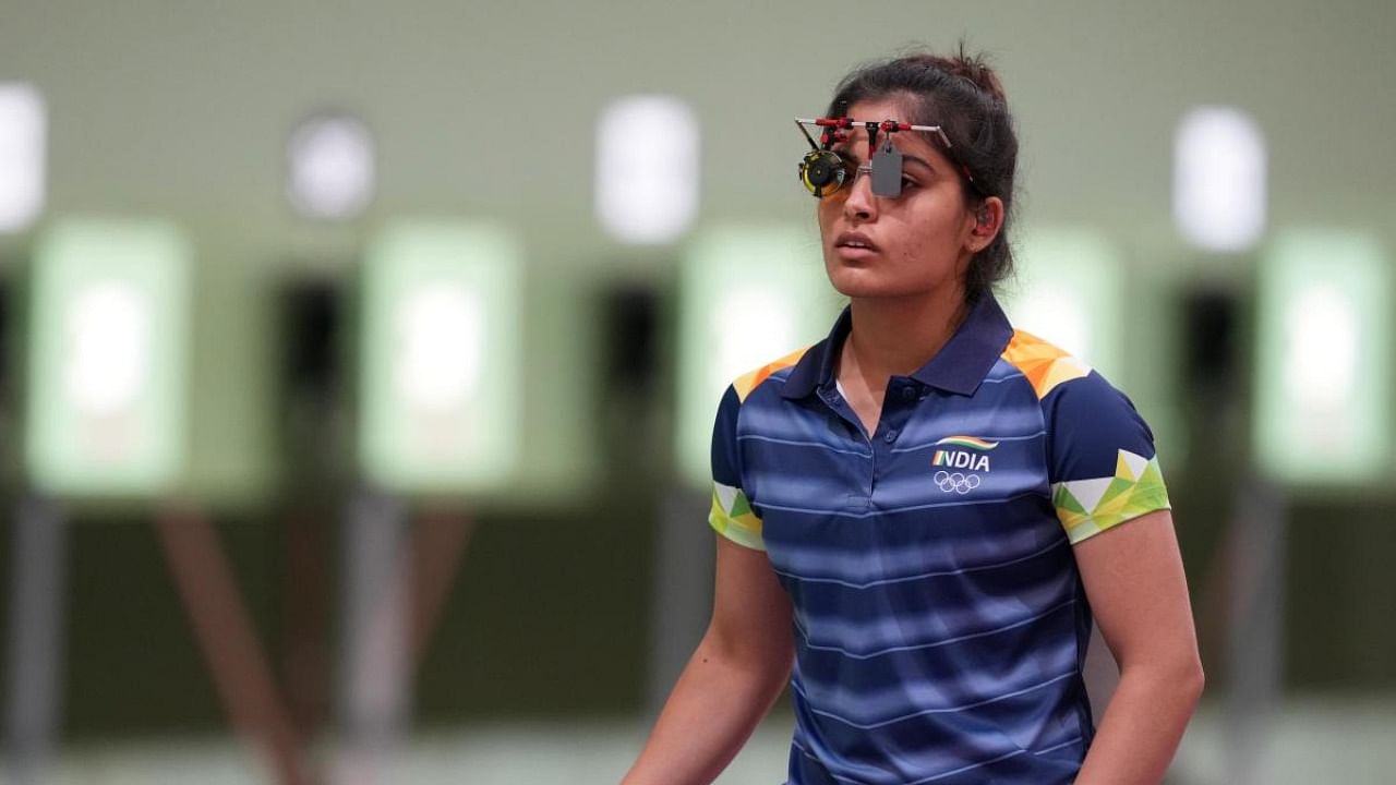  India's Manu Bhaker. Credit: PTI File Photo