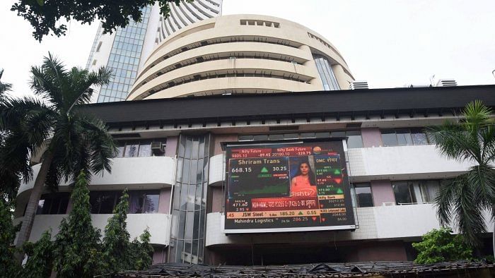 The 30-share BSE index jumped 381.23 points or 0.64 per cent to close at 60,059.06. Credit: PTI File Photo