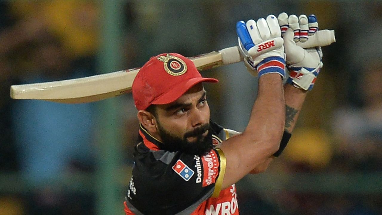 Kohli has led RCB to the finals in 2016. Credit: AFP Photo