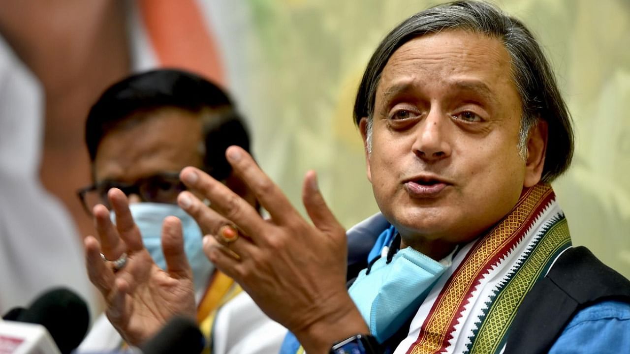  Congress MP Shashi Tharoor. Credit: PTI Photo
