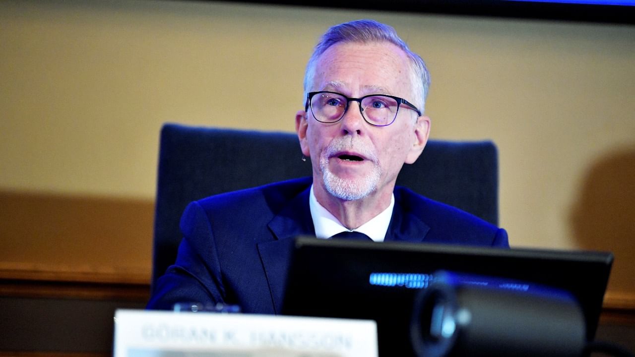 Goran Hansson, the head of the Royal Swedish Academy of Sciences. Credit: Reuters File Photo
