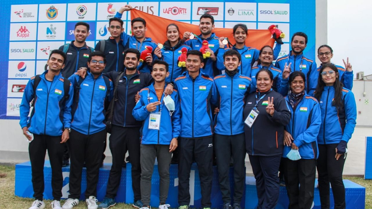 India concluded the meet with 16 silver and 10 bronze medals, in addition to the 17 gold. Credit: Twitter/@ISSF_Shooting