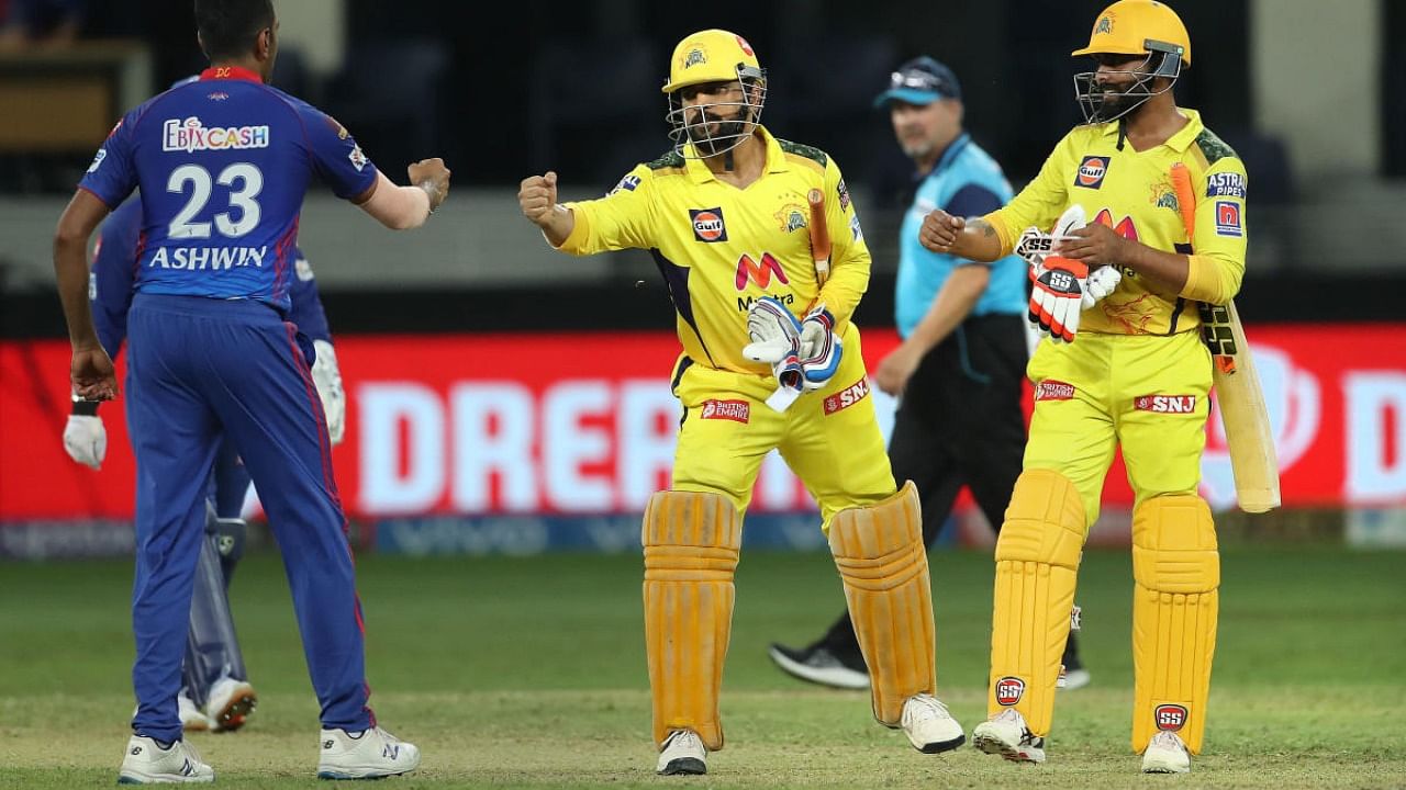 Dhoni praised DC for bowling well and exploiting the big boundaries to good effect  Credit: IPL20/BCCI