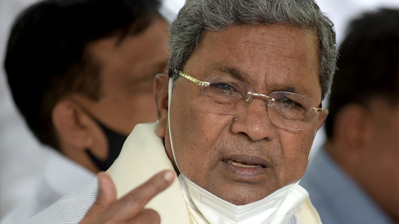 Former Karnataka CM Siddaramaiah. Credit: DH File Photo/Pushkar V