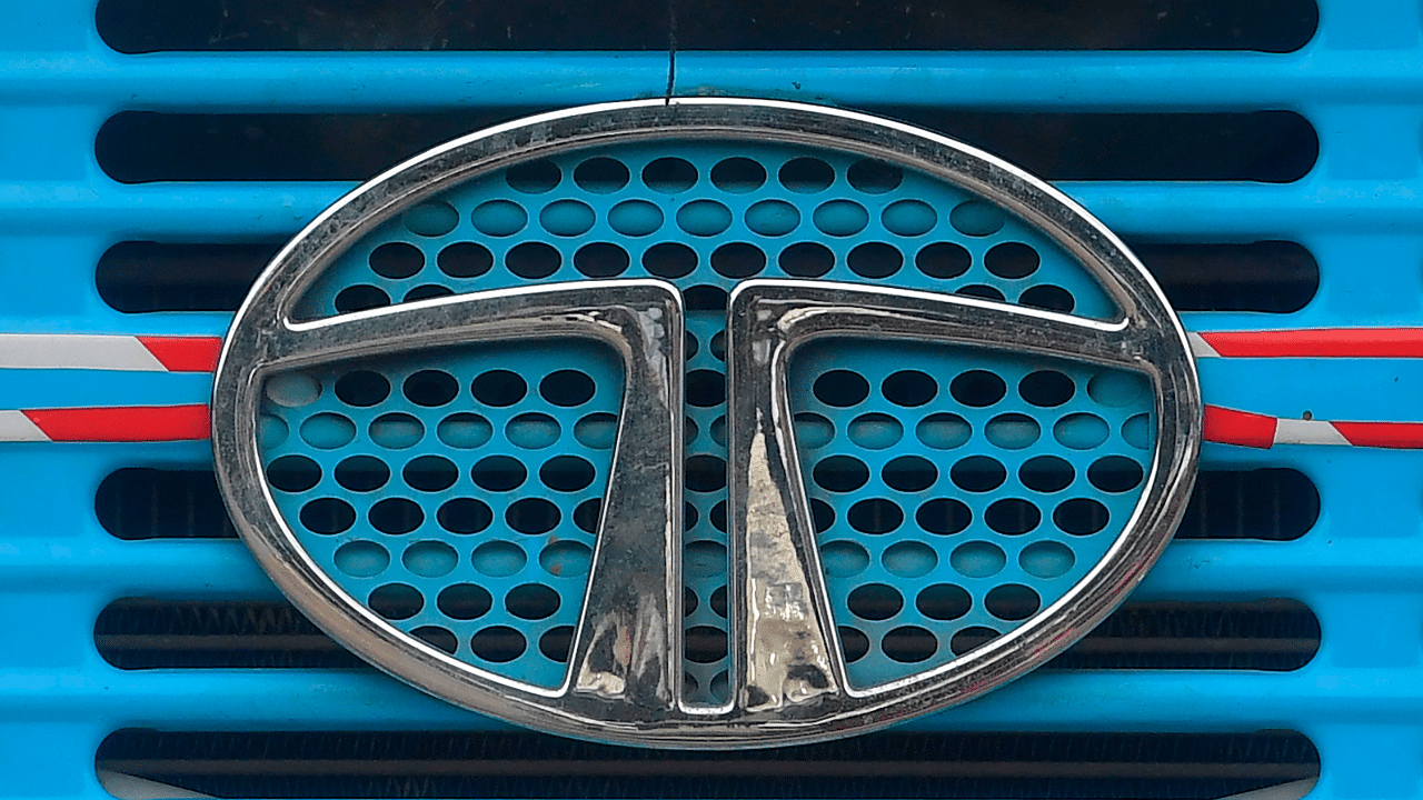 Tata Motors logo. Credit: AFP Photo