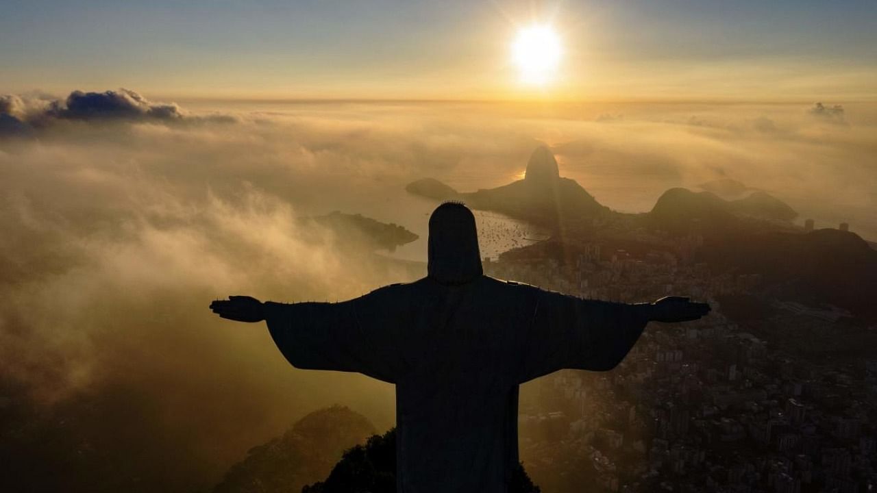 Christ the Redeemer statue in Rio de Janeiro, Brazil. Credit: AFP Photo