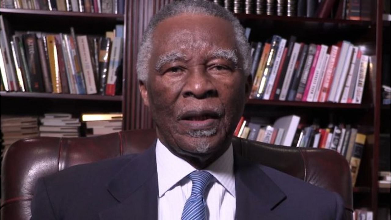 Former President of South Africa Thabo Mbeki. Credit: Twitter/@TMFoundation_