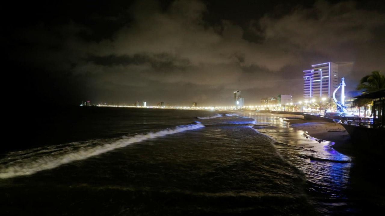 Waves break along the Malecon and the beach as storm Pamela approaches the Pacific coast resort, in Mazatlan, Mexico. Credit: Reuters Photo