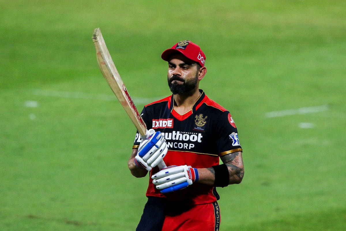 The failure to win an IPL title despite being the skipper of Royal Challengers Bangalore for nine seasons will be a heavy cross to bear for Virat Kohli. Credit: IPL20.BCCI