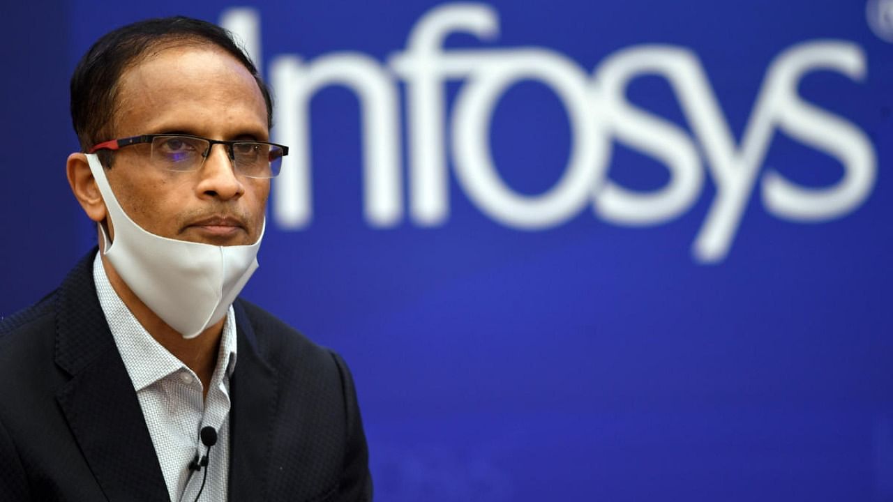 File Photo of Infosys COO Pravin Rao. Credit: DH Photo