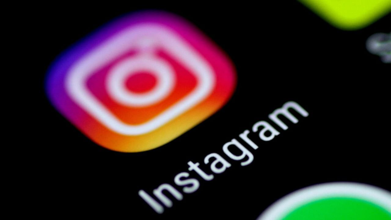 Instagram application is seen on a phone screen. Credit: Reuters Photo