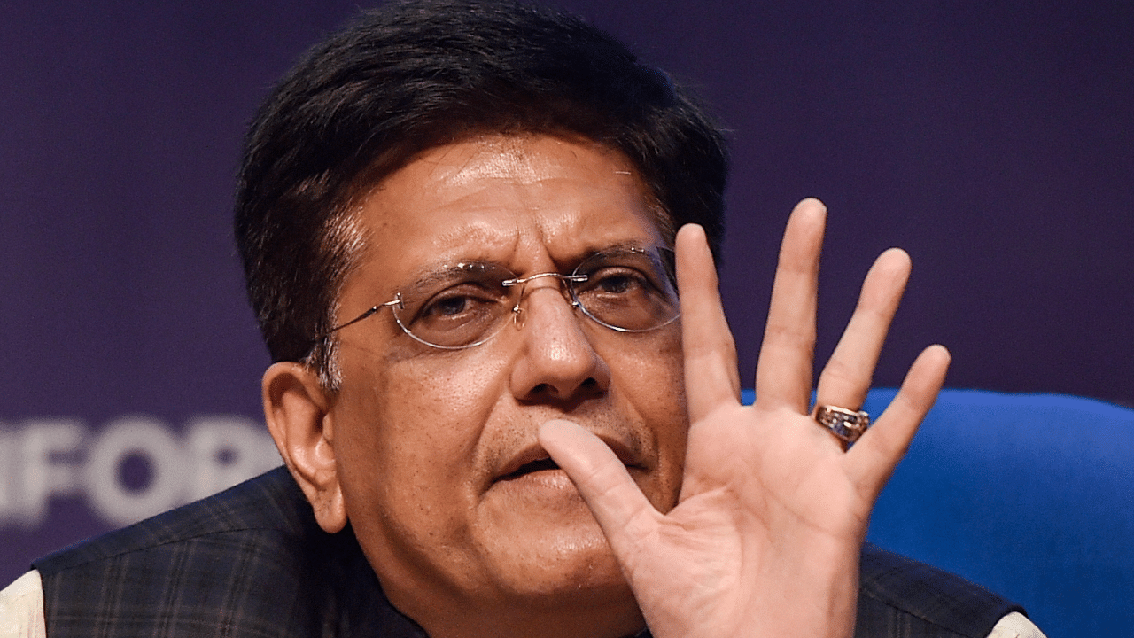 Union Minister of Commerce and Industry, Piyush Goyal. Credit: PTI Photo