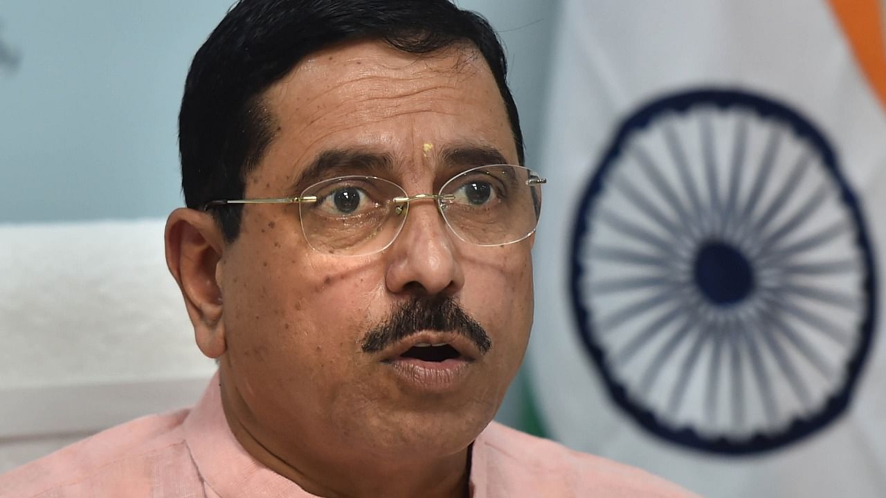 Union Minister of Coal and Mines Pralhad Joshi. Credit: PTI Photo