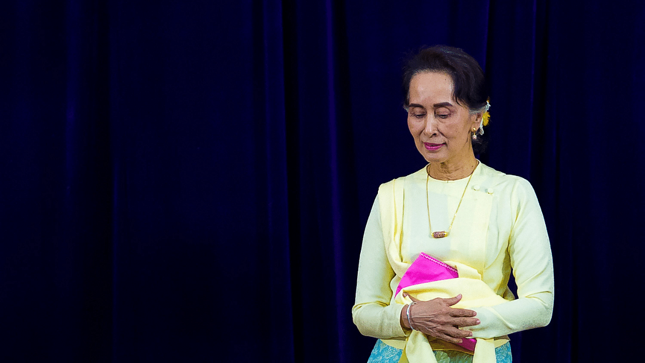 Myanmar's ousted leader Aung San Suu Kyi. Credit: AFP Photo