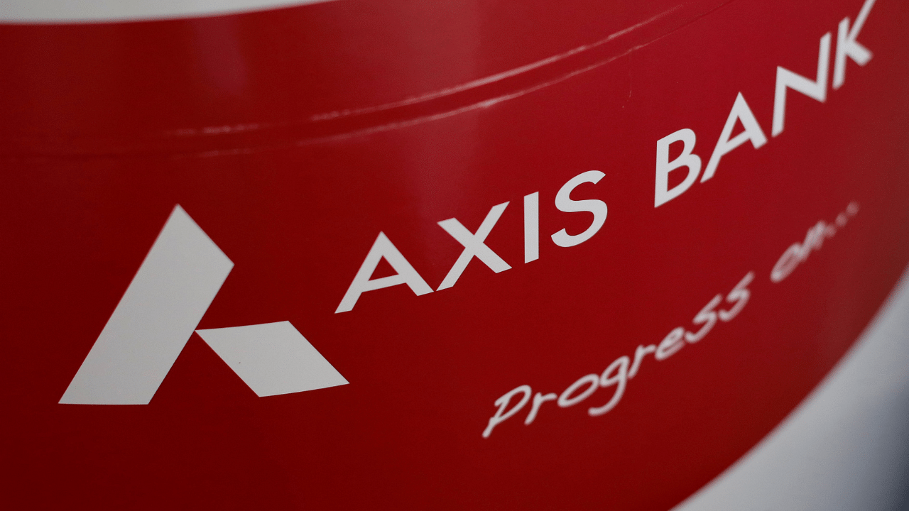The logo of Axis Bank. Credit: Reuters Photo