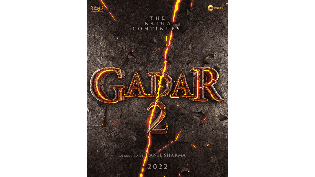 The first look logo of 'Gadar 2'. Credit: PR Handout