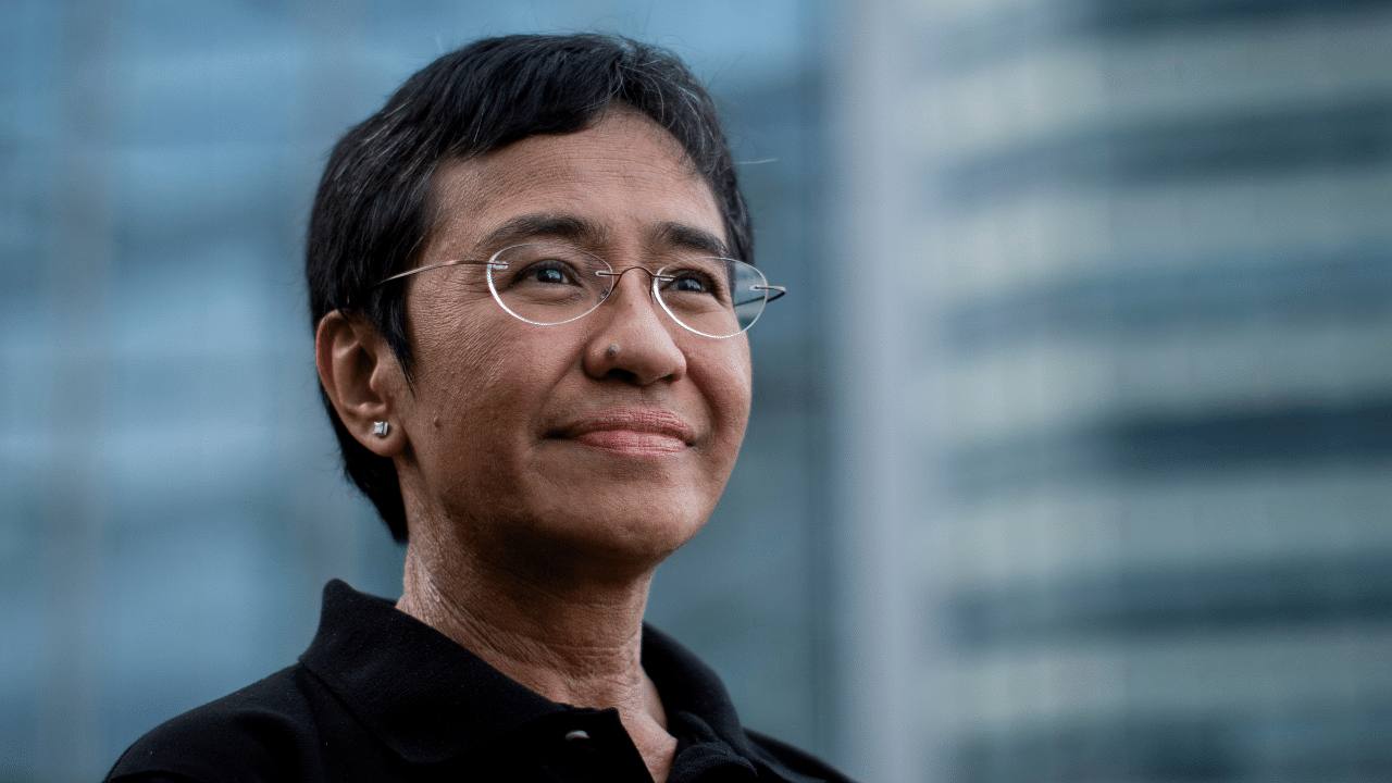 Filipino journalist Maria Ressa, one of 2021 Nobel Peace Prize winners. Credit: Reuters Photo