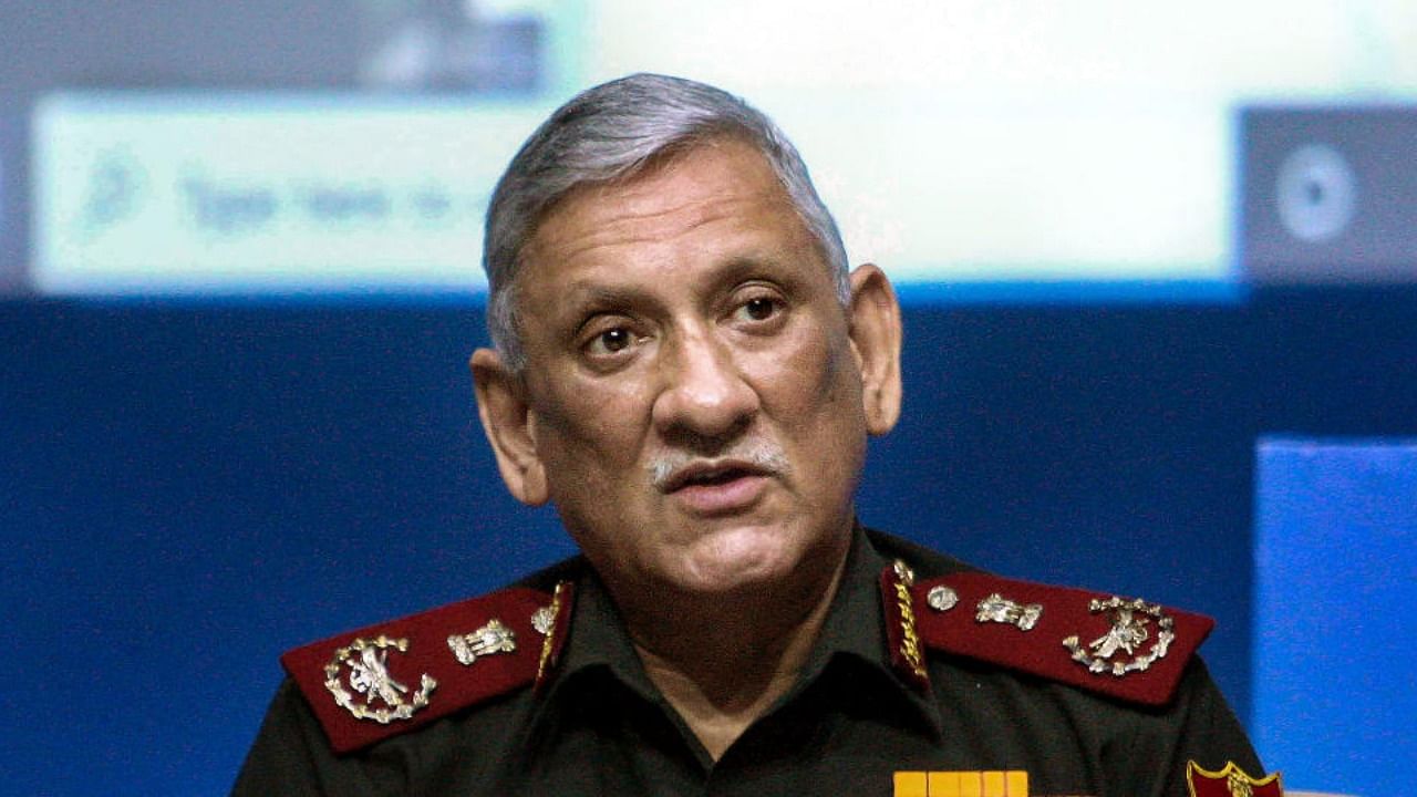 Chief of Defence Staff (CDS), General Bipin Rawat file photo. Credit: PTI Photo