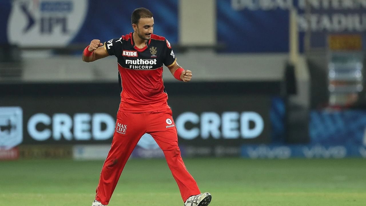 RCB pacer and IPL 2021 MVP winner Harshal Patel. Credit: iplt20/Ron Gaunt/Sportzpics for IPL