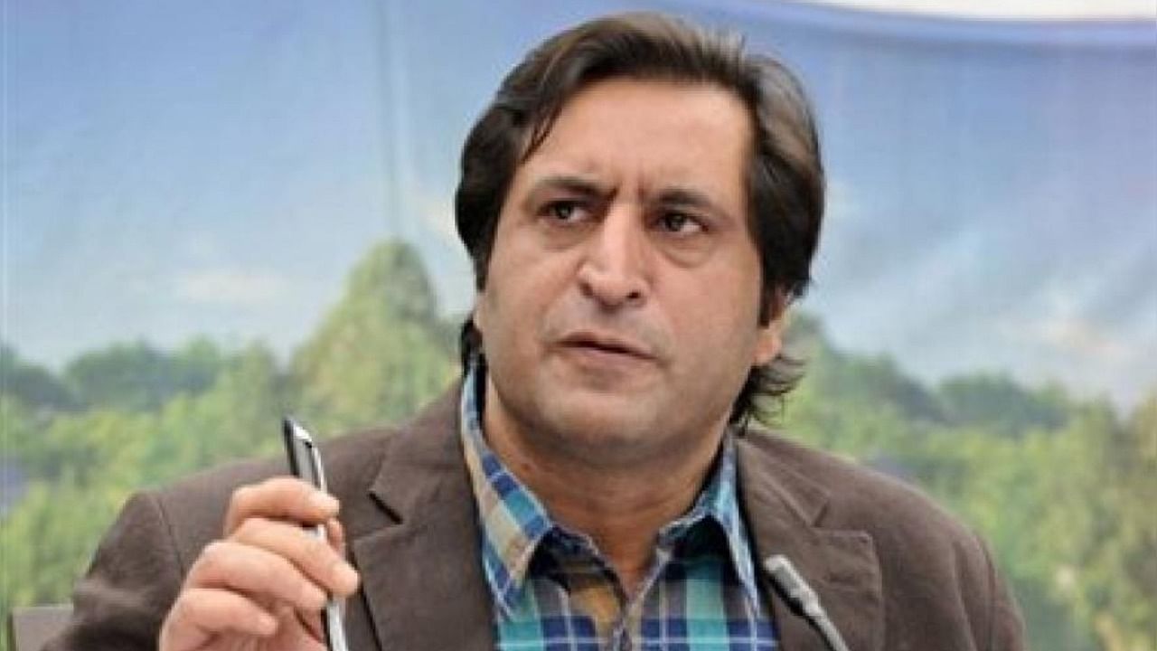 Peoples Conference (PC) leader Sajjad Lone. Credit: DH File Photo