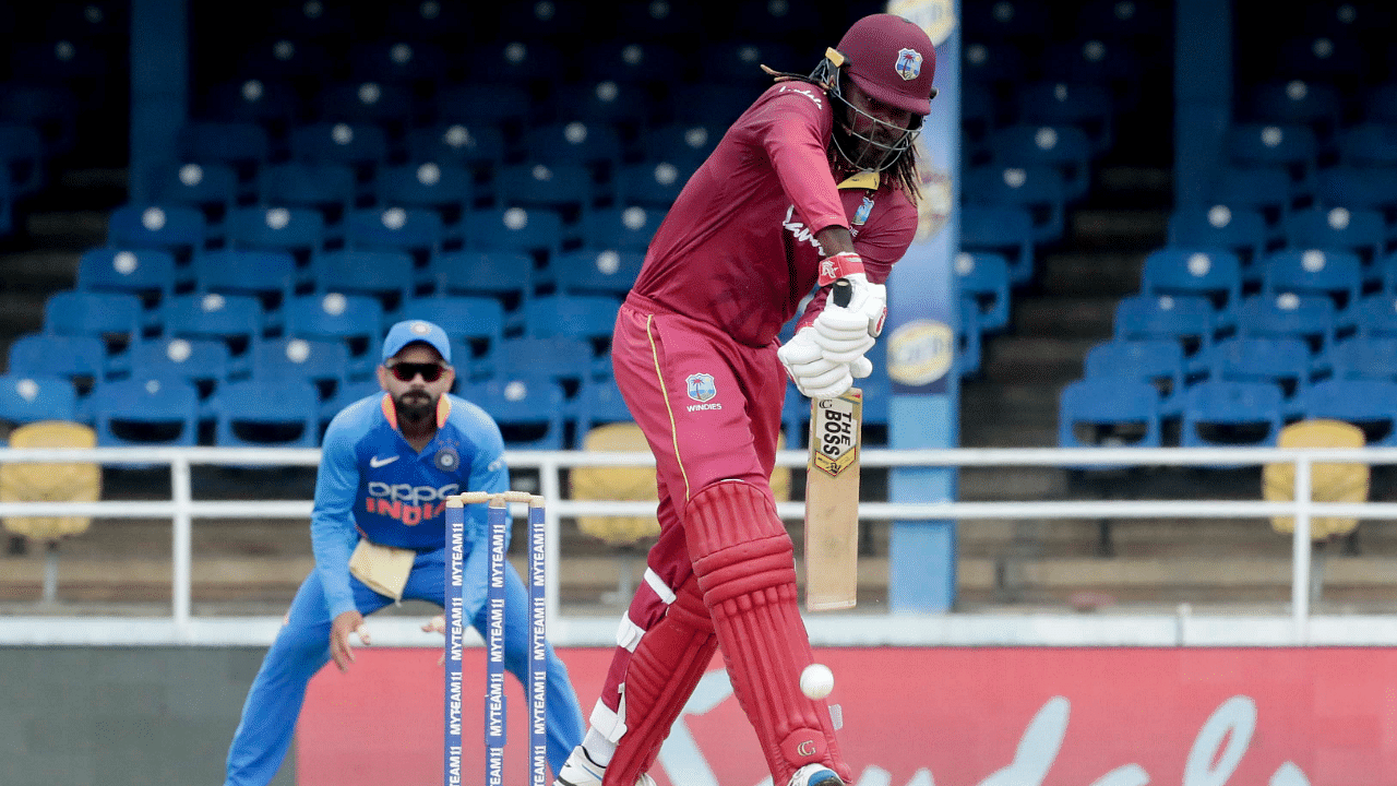 West Indies opening batsman Chris Gayle. Credit: AP Photo
